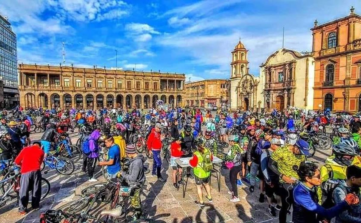 La Tradicional Rodada a Cerro de San Pedro 2024, organizada por Tuna Tour Bike SLP, no tiene costo alguno. Foto: Tuna Tour Biker SLP