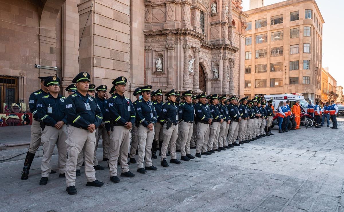 Doce policías de la capital de SLP han sido sancionados por extorsión y uso de fuerza, de 2021 a la fecha. Foto: Especial