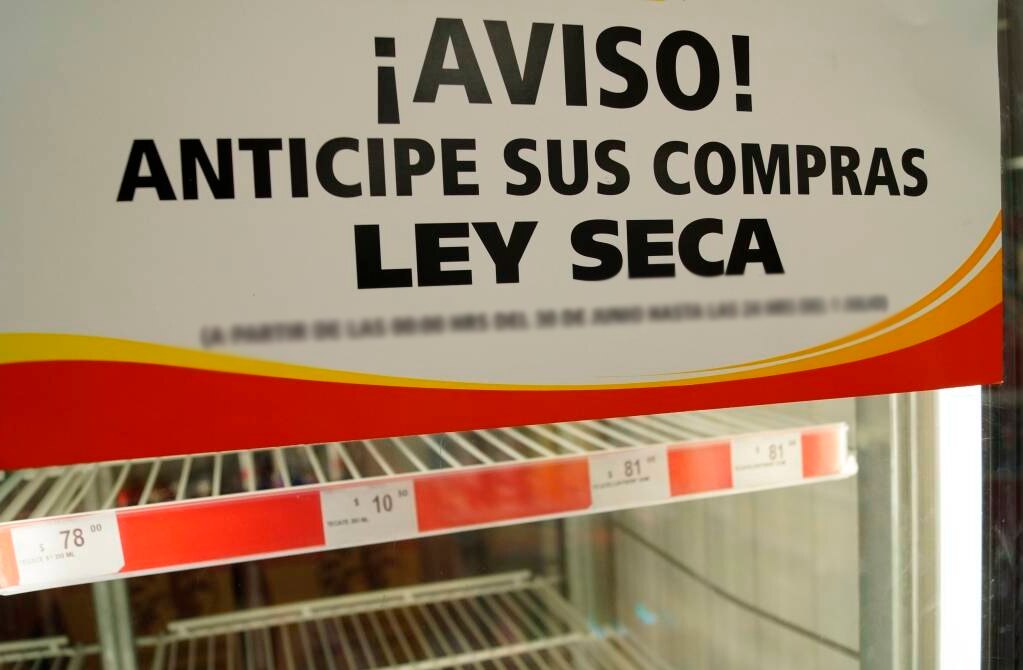 Ley seca en elecciones no frena consumo en días de prohibición