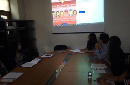 IMES presenta "violentómetro digital"