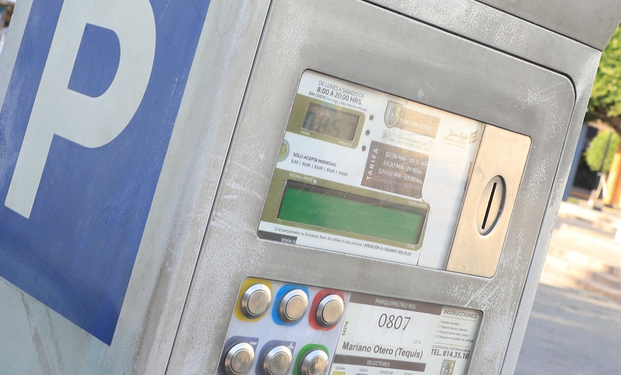 En 2021 no habrá aumento a tarifas de parquímetros en capital de SLP