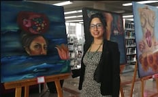 Biaani López, la artista potosina que llevará su obra a Italia; está recaudando fondos para lograrlo