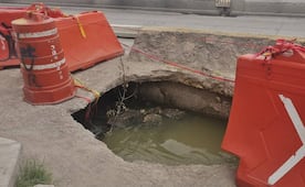 Han surgido más de 80 socavones en la capital de SLP; es “extraño”, señala alcalde