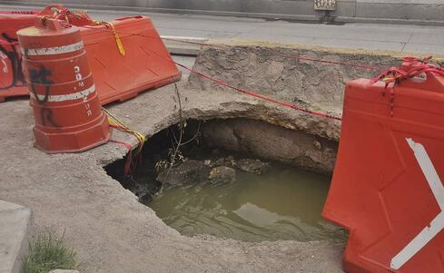 Han surgido más de 80 socavones en la capital de SLP; es “extraño”, señala alcalde