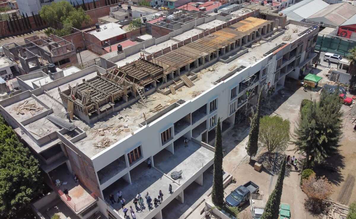 Albergue en la antigua Casa de los Gobernadores en SLP registra 70% de avance: Gallardo