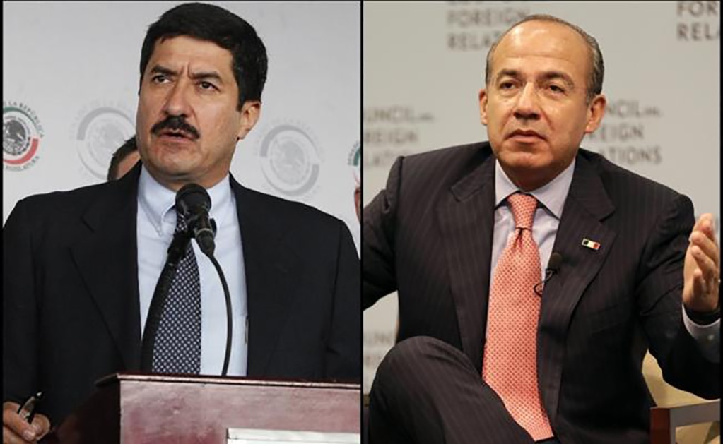 Chocan Javier Corral y Felipe Calderón por amnistía de AMLO