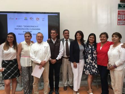 Se realizó Foro “Democracia y participación ciudadana efectiva”