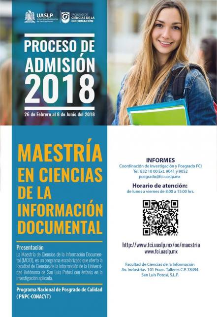 FCI invita a posgrado en Ciencias de la Información Documental