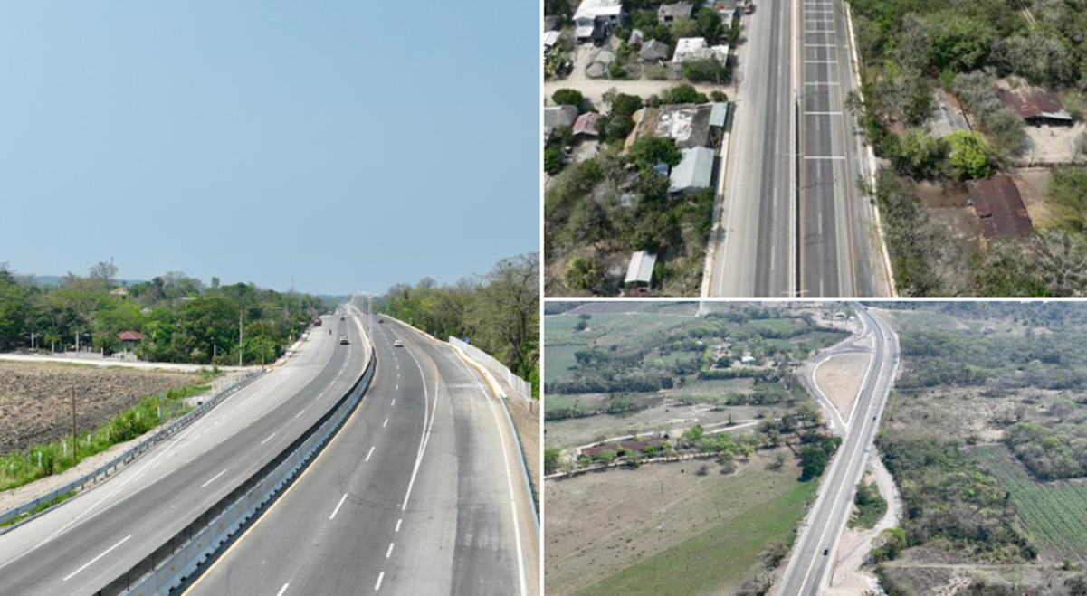 AMLO y Ricardo Gallardo supervisan avances de la supercarretera Ciudad Valles-Tamazunchale