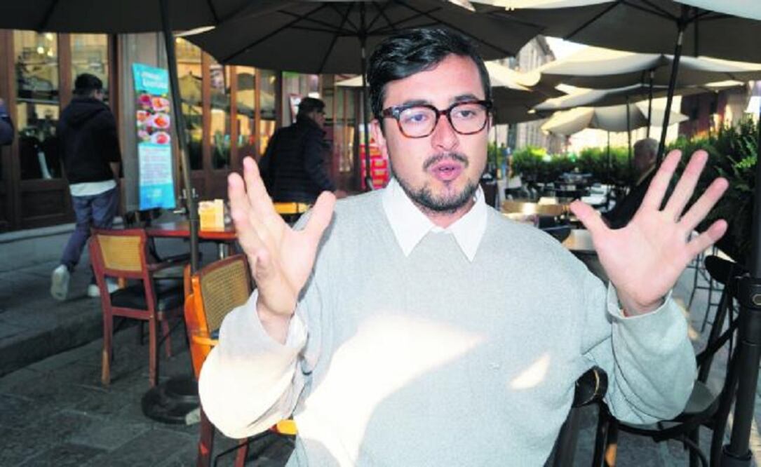 David Reyes Medrano, de 31 años, es activista social y dirige la plataforma política ciudadana Ganemos (XÓCHITL ÁLVAREZ. EL UNIVERSAL)