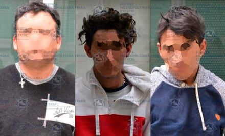 Roban caja fuerte, huyen en taxi y los detienen