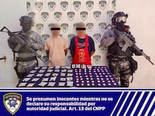 Siguen los decomisos en Central de Abastos de SLP; detienen a dos con 90 dosis de droga 