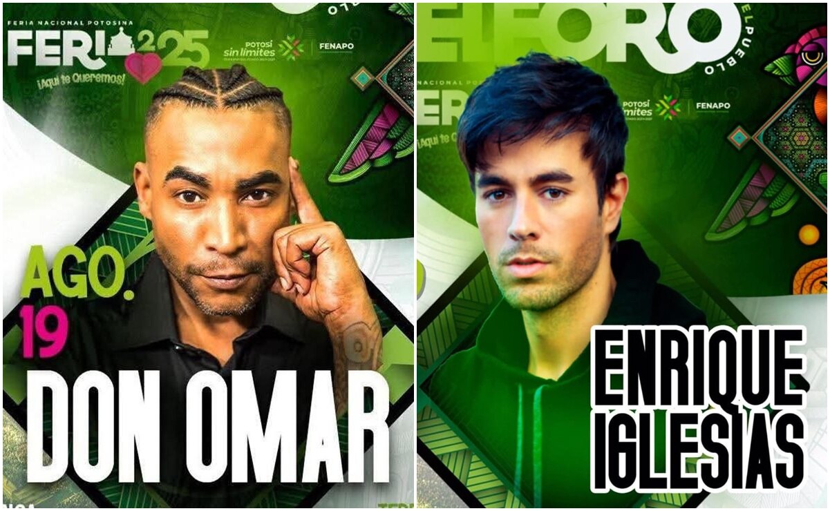Hasta en 4 mil pesos los boletos de las terrazas para ver a Don Omar y Enrique Iglesias en la Fenapo 2025