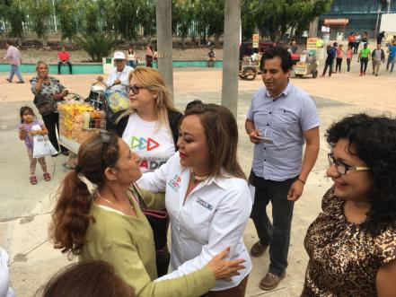 Desmiente  Cecilia González rumores de declinar a favor de Nava