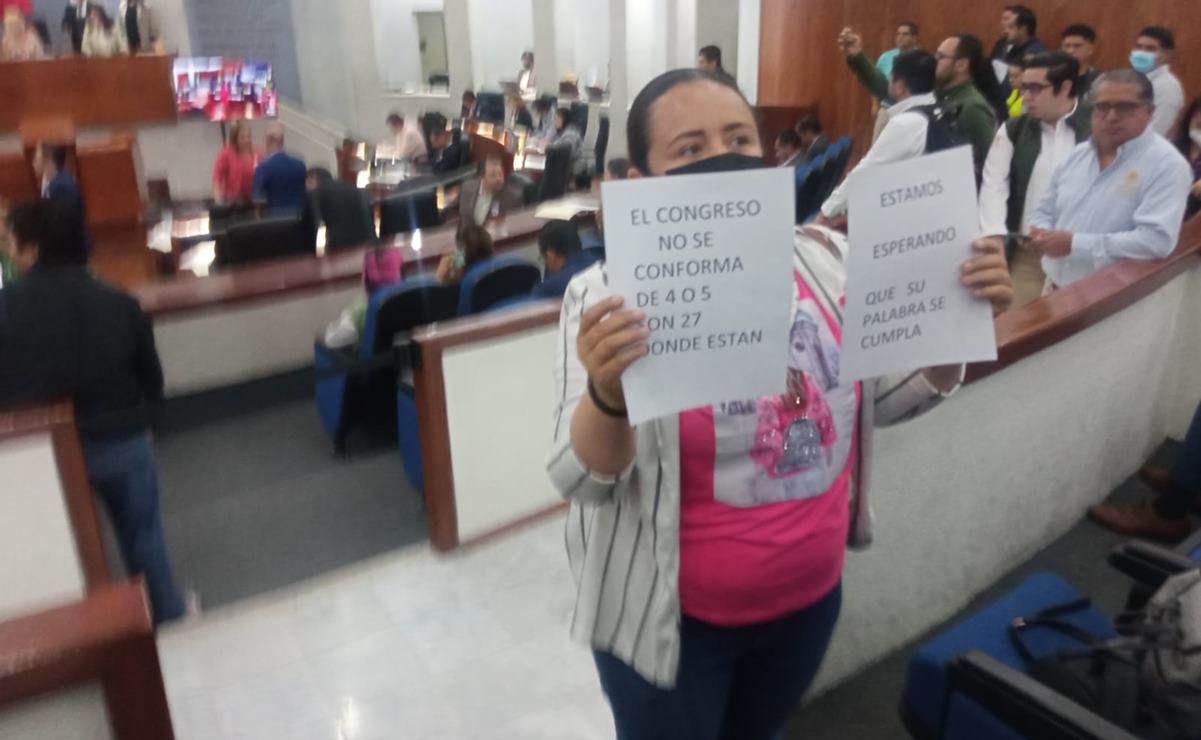 Acusan a diputados de abandono y omisión a periodistas en San Luis Potosí. Foto: Samuel Estrada