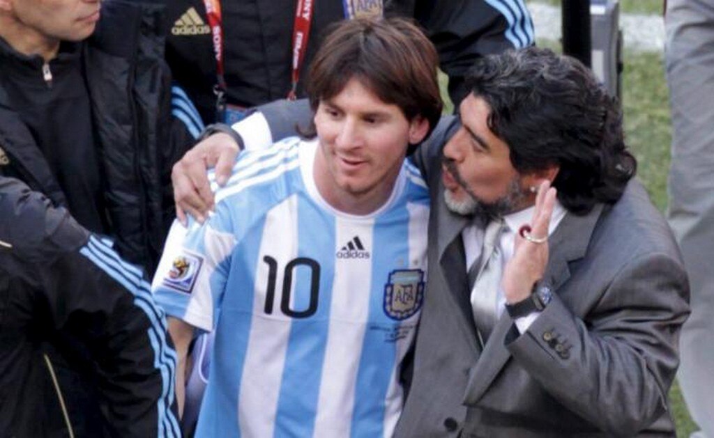  Maradona ataca de nuevo a Lionel Messi