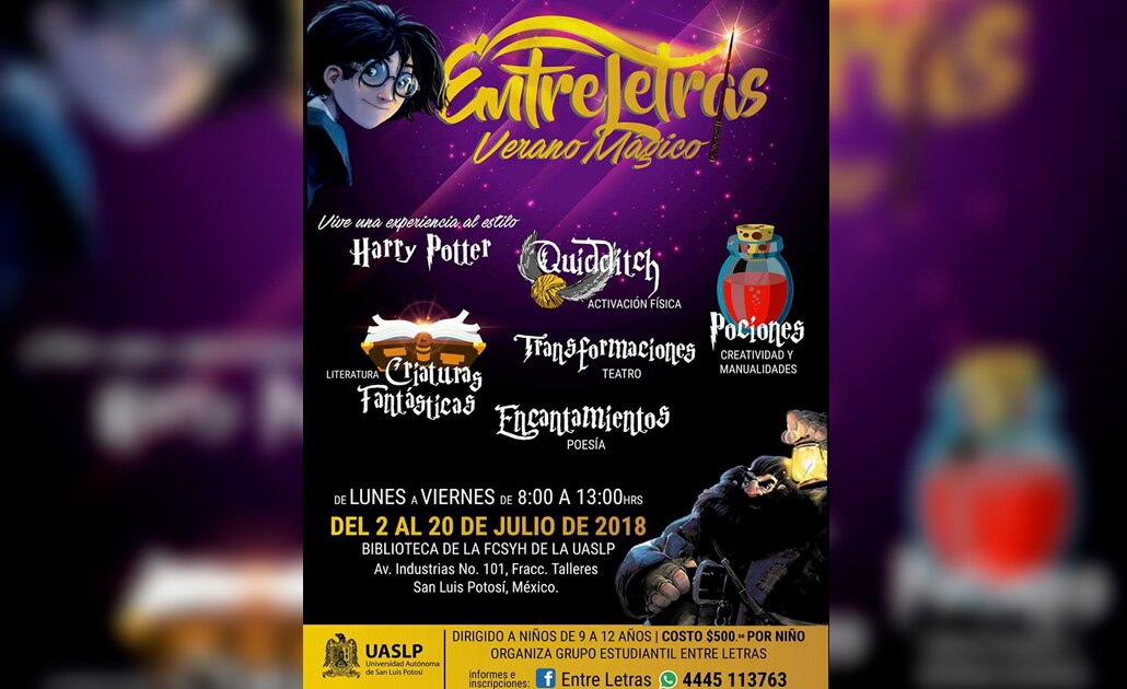 Grupo “Entre letras” invita a participar en Verano Mágico