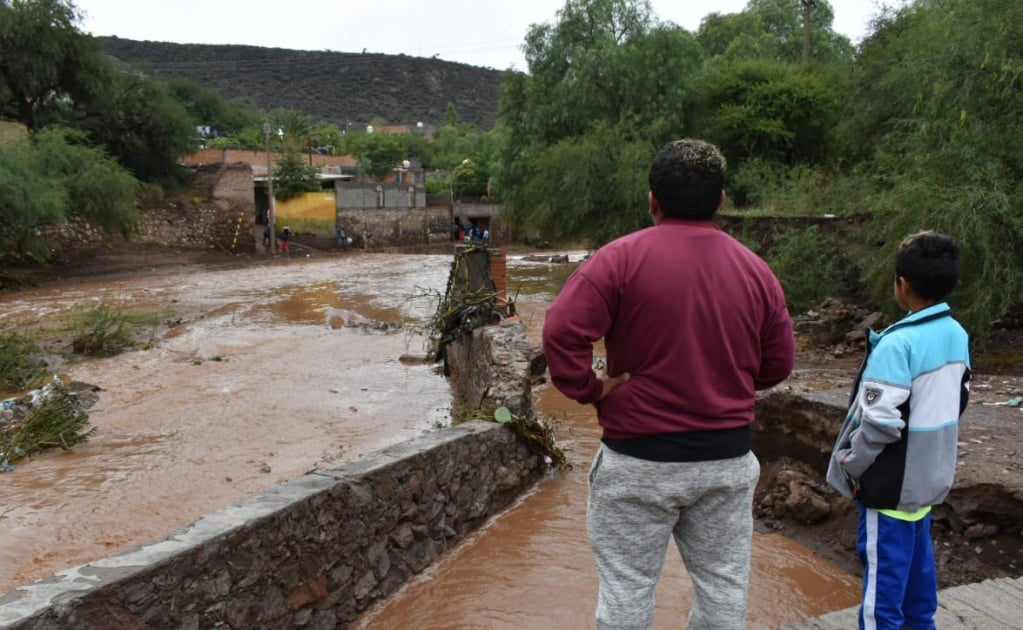 Tromba en Villa de Zaragoza sólo dejó daños materiales: Protección Civil en SLP