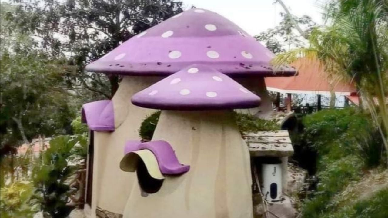 Turismo navideño en SLP. ¡Pituficielos! La aldea de los Pitufos en Xilitla