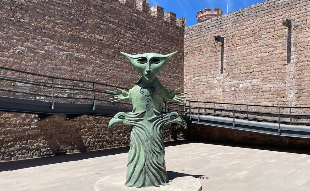 Leonora Carrington encontró en México una conexión única, especialmente en lugares como Real de Catorce y el Cerro de San Pedro, SLP. Foto: Humberto Torres EL UNIVERSAL