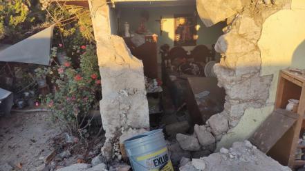 Explosión de tanque de gas deja tres lesionados y viviendas en escombros en SLP