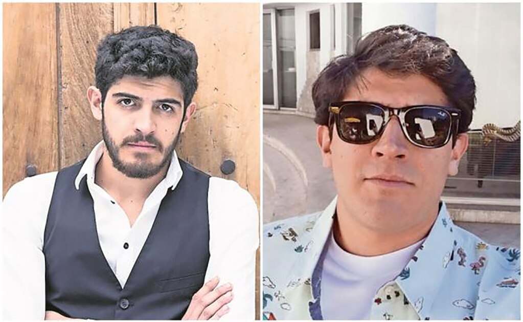 Doble. El actor cuenta que para interpretarlo revisó videos en YouTube de cuando Van Rankin era joven, de la etapa en que conducía El calabozo, al lado de Esteban Arce. De ahí aprendió a tomar sus gestos y su postura. (FOTOS: NETFLIX Y CYPRESS)