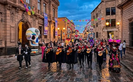Calacas, catrinas y música: así será la primera “Calavereada” en la capital de San Luis Potosí