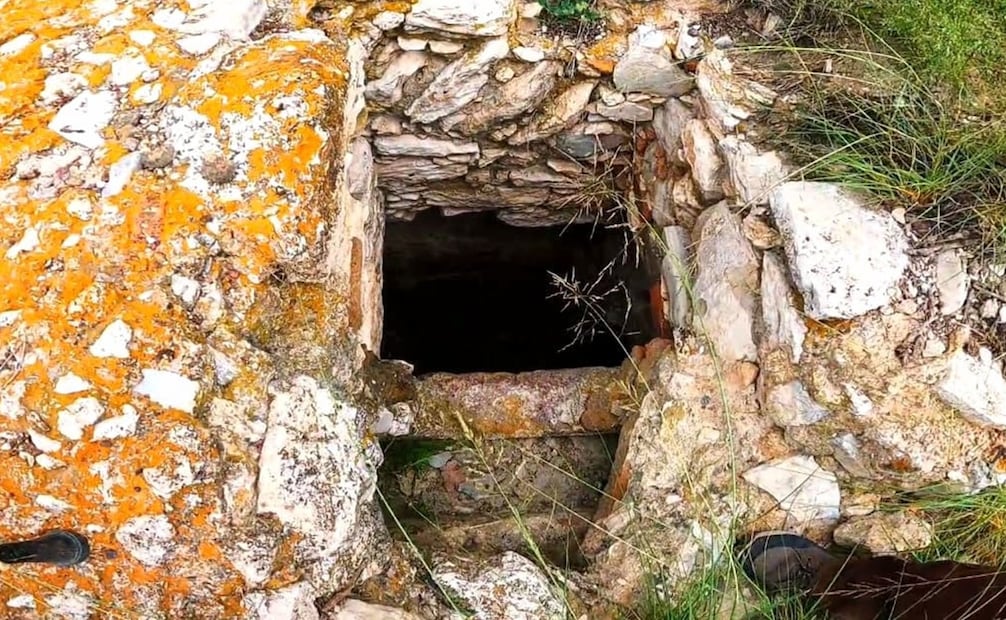 Entrada a las construcciones subterráneas de Salinillas en SLP