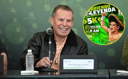 Del ring al asfalto: Potosinos correrán junto a la leyenda del boxeo, Julio César Chávez  