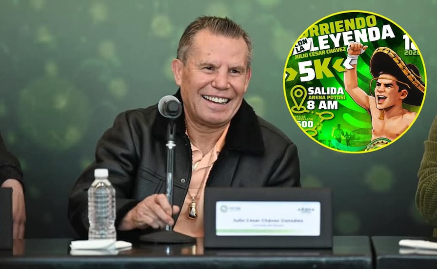 Del ring al asfalto: Potosinos correrán junto a la leyenda del boxeo, Julio César Chávez  