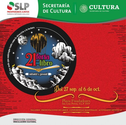 Invitan a la Feria del Libro Infantil y Juvenil en SLP