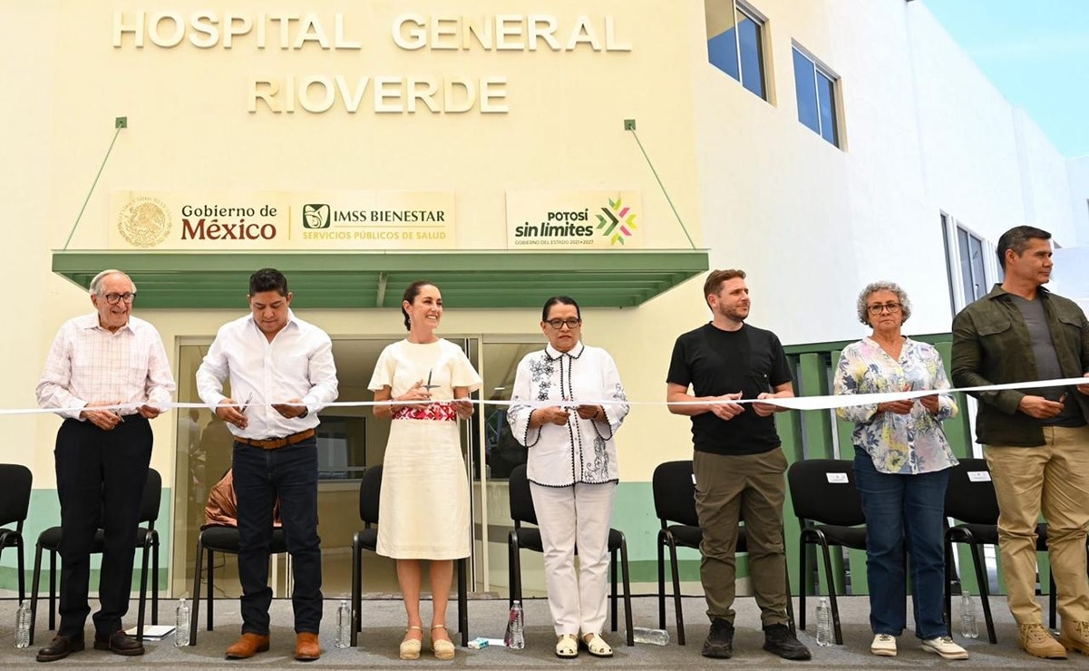 Sheinbaum y Gobierno de SLP inauguran torre médica en Hospital General del IMSS-Bienestar en Rioverde