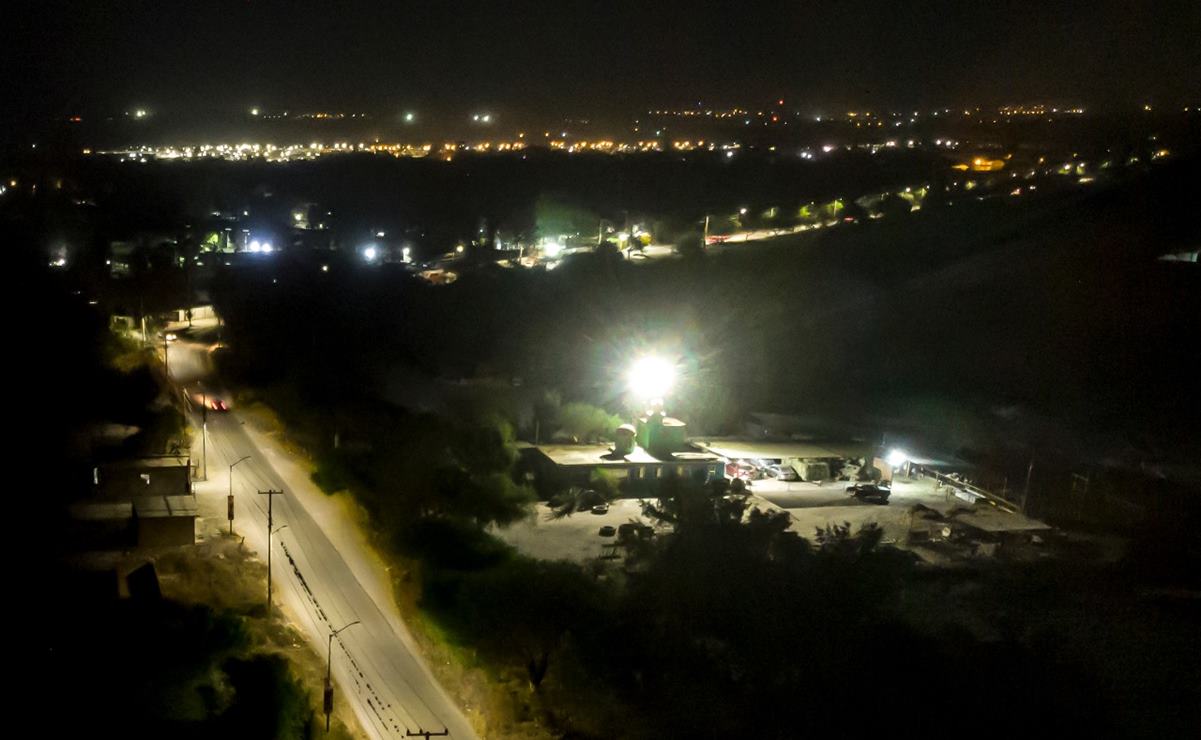 Estrenan colonos de Valle de la Palma sistema de alumbrado público