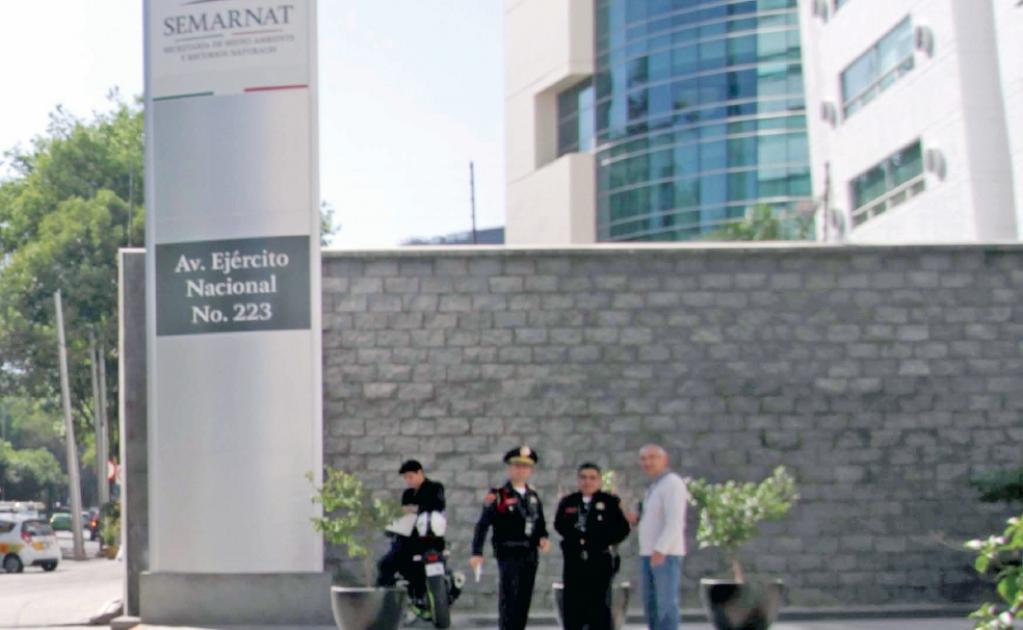 El actual inmueble de la Semarnat aglutina todas las oficinas de la dependencia. En la mudanza fueron trasladados mil 951 trabajadores. (ARCHIVO EL UNIVERSAL)