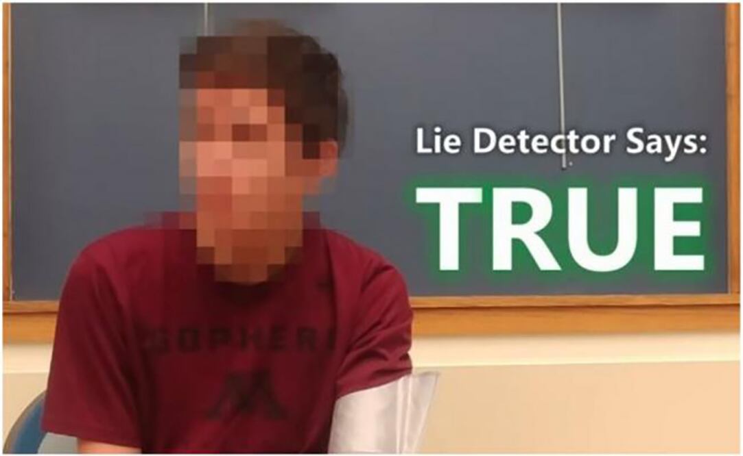 En el video "Noah", cuyo rostro ha sido pixelado, dice que ha arriesgado la vida y la integridad física para viajar en el tiempo