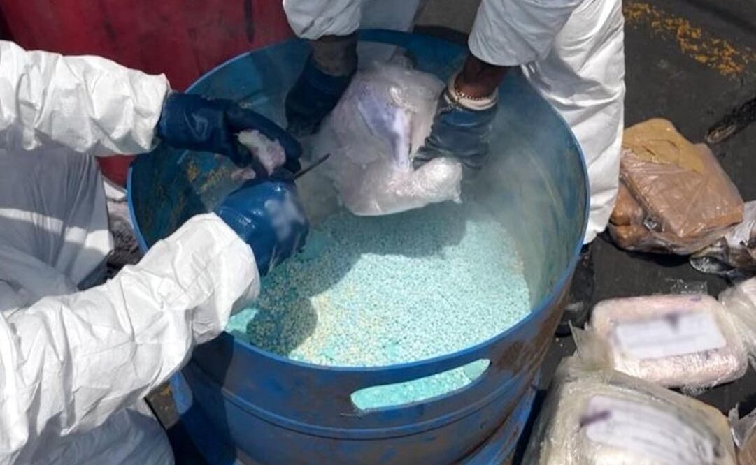 Decomiso de casi media tonelada de narcóticos en Matehuala, SLP. Foto: Especial