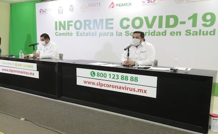 Registra San Luis Potosí 129 contagios y 20 muertes por Covid-19 en las últimas 24 horas