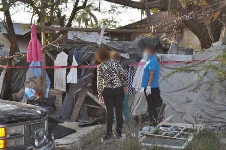 Descuartizan a indigente 