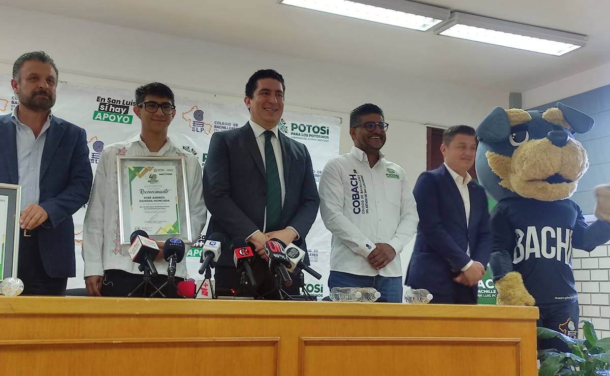 José Andrés, el potosino que triunfó en las olimpiadas de Matemáticas, seguirá su formación en Guanajuato