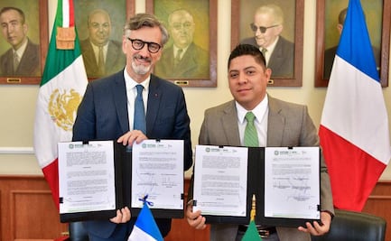 Firman Gobernador de SLP y embajador de Francia convenio para enseñanza de idiomas para potosinos