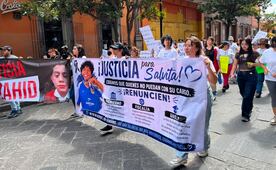 “Que no sea una estadística más”: Marchan en SLP para exigir justicia por Salvador Martínez