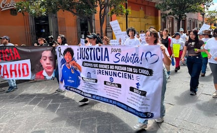 “Que no sea una estadística más”: Marchan en SLP para exigir justicia por Salvador Martínez