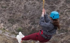 Tirolesa en Cerro San Pedro. Así es la nueva atracción de aventura cerca de la capital de SLP