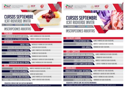 ICAT realizará cursos y talleres en Rioverde 