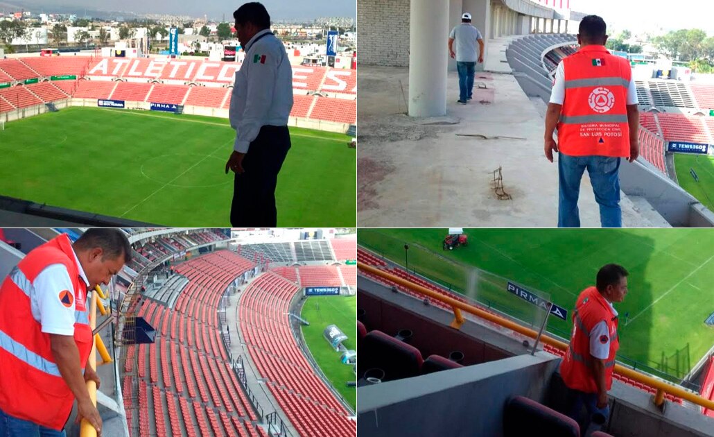 Revisan estadio Alfonso Lastras previo a primer partido del Atlético de San Luis
