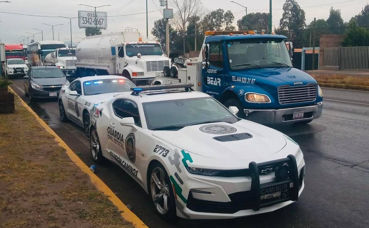 Inicia movilización de transportistas en SLP; exigen mayor seguridad en carreteras