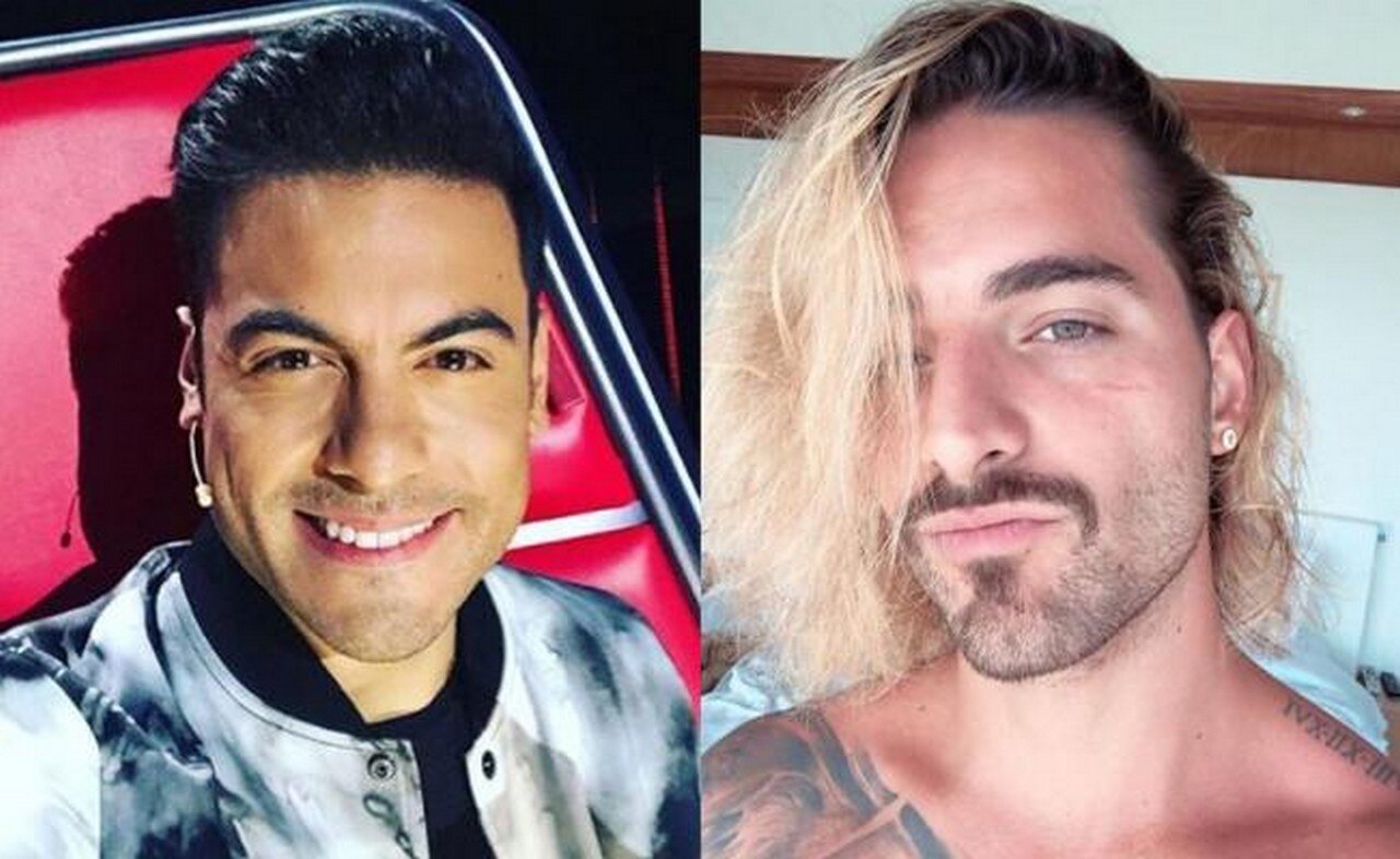 Carlos Rivera y Maluma. FOTO: Instagram