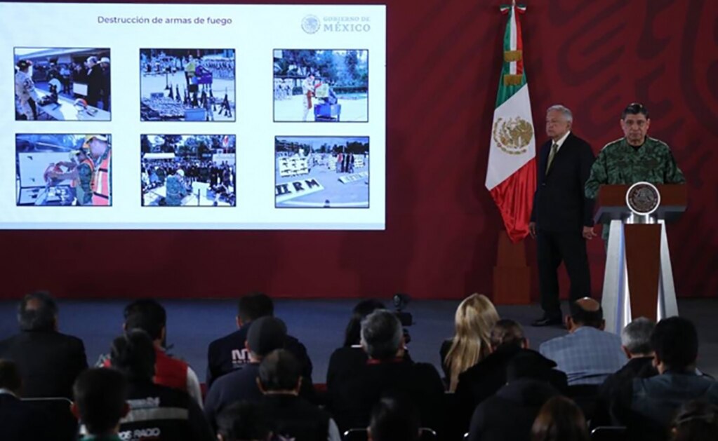 Destruyó Sedena 19 mil 317 armas en un día