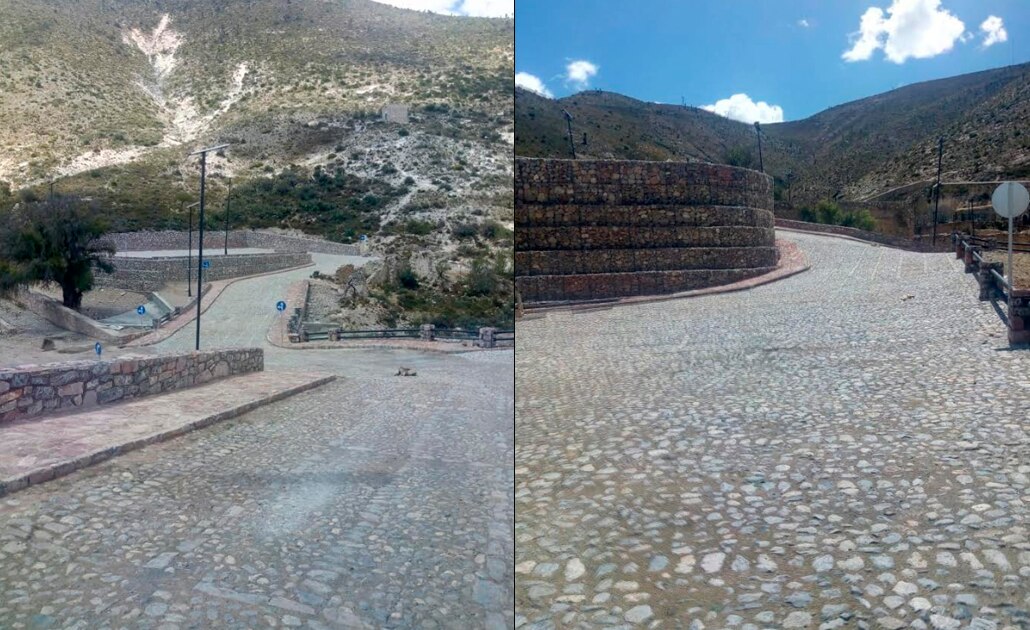 Concluyen estacionamiento Dolores Trompeta en Real de Catorce