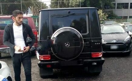  "Chuy" Corona va al corralón por conducir camioneta de lujo sin placa trasera